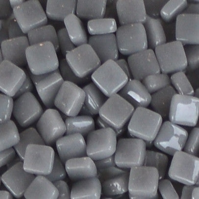 47-g - Dark Grey, 8mm - White, Gray & Black tile - Kismet Mosaic - mosaic supplies