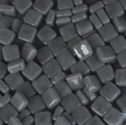48-g - Charcoal, 8mm - White, Gray & Black tile - Kismet Mosaic - mosaic supplies