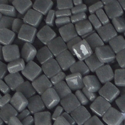48-g - Charcoal, 8mm - White, Gray & Black tile - Kismet Mosaic - mosaic supplies