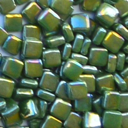 55-i Grass Green, 8mm - Greens & Teals tile - Kismet Mosaic - mosaic supplies