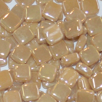 93-i Tan, 8mm - Tans & Browns tile - Kismet Mosaic - mosaic supplies