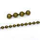Antique Bronze, Ballchain tile - Kismet Mosaic - mosaic supplies