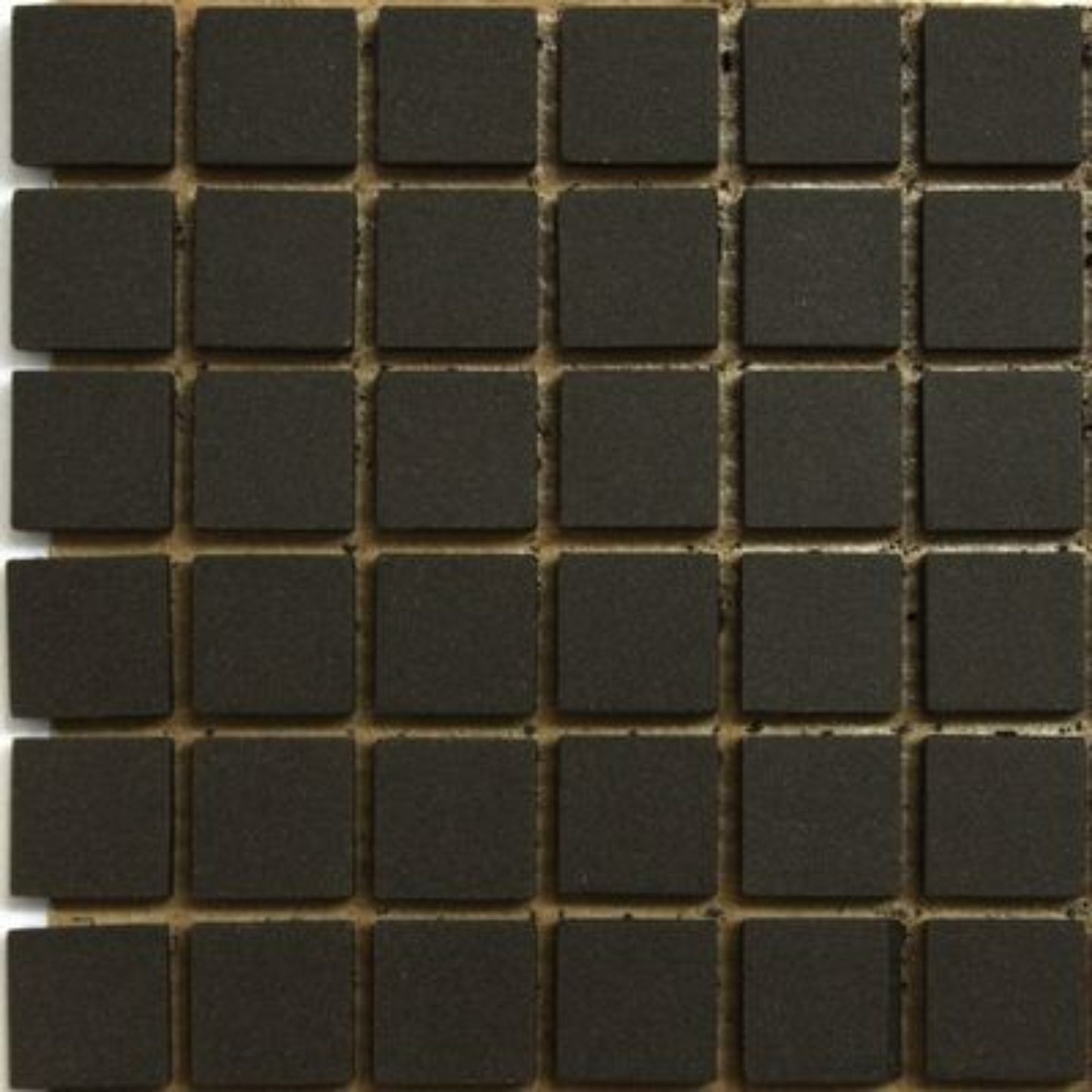 unglazed black porcelain tile 50mmx50mm, 2"x2"