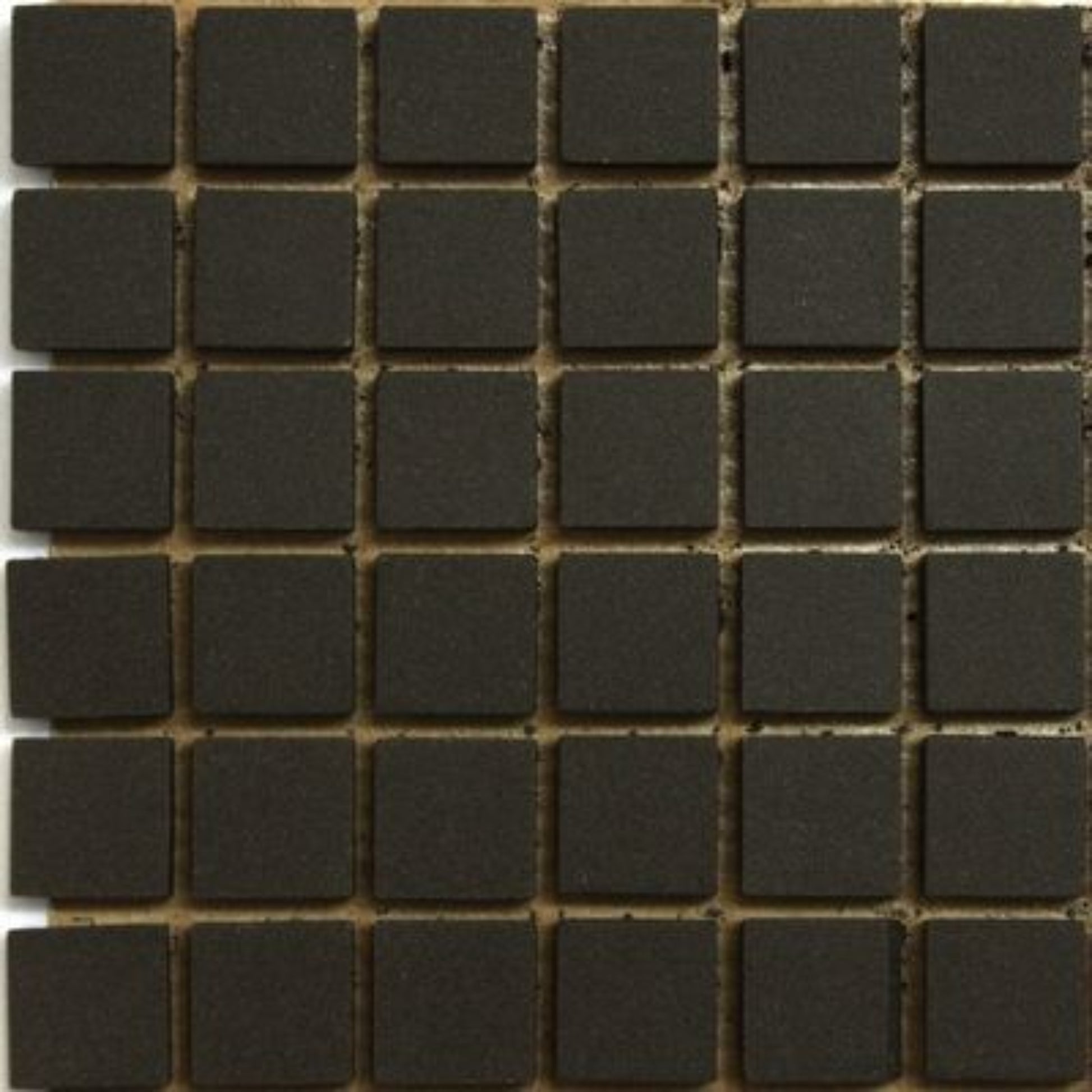 unglazed black porcelain tile 50mmx50mm, 2"x2"