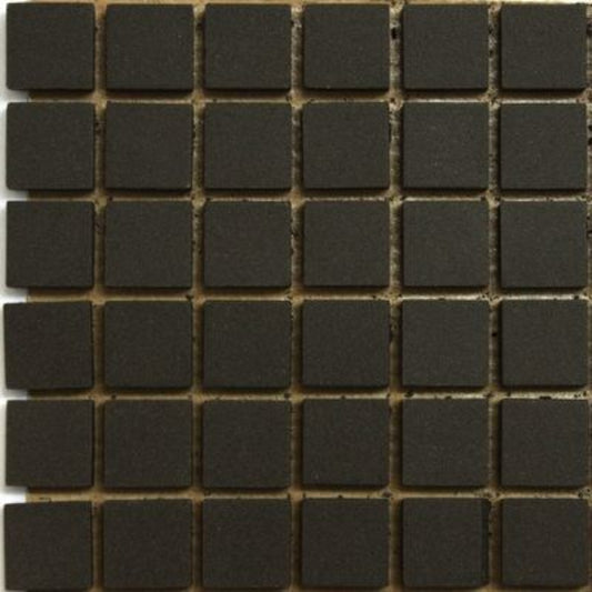 unglazed black porcelain tile 50mmx50mm, 2"x2"