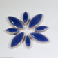 cp-Blue Ellipse/Petal, CeramicPetals tile - Kismet Mosaic - mosaic supplies