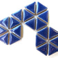 cp-Red triangle, Ceramic triangle tile - Kismet Mosaic - mosaic supplies