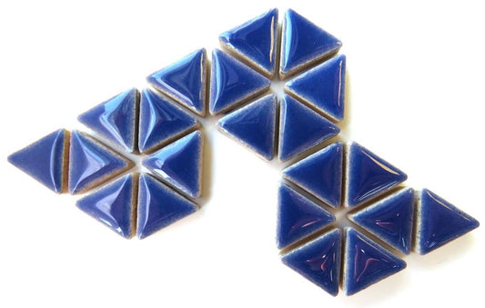 cp-Red triangle, Ceramic triangle tile - Kismet Mosaic - mosaic supplies