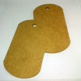 Dog Tags - 8", MDFShape tile - Kismet Mosaic - mosaic supplies