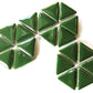 ctr-Forest Green Ceramic Triangles