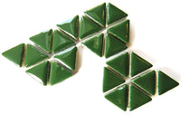 ctr-Forest Green Ceramic Triangles