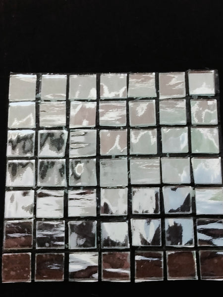 3/4" square mirror tiles
