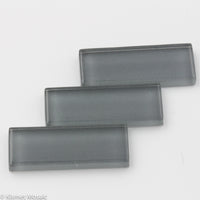 k504 - Gray, KrystalRectangle tile - Kismet Mosaic - mosaic supplies