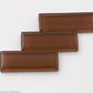 k524 - Brown, KrystalRectangle tile - Kismet Mosaic - mosaic supplies