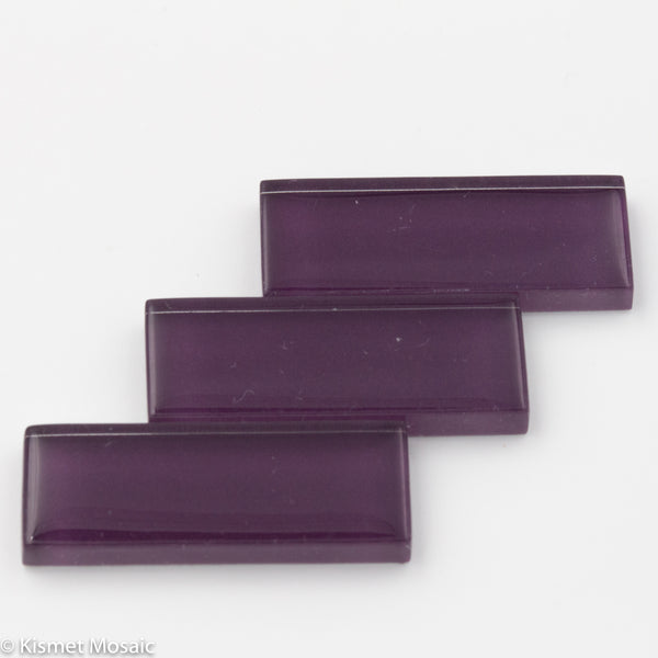 k585 - Purple, KrystalRectangle tile - Kismet Mosaic - mosaic supplies
