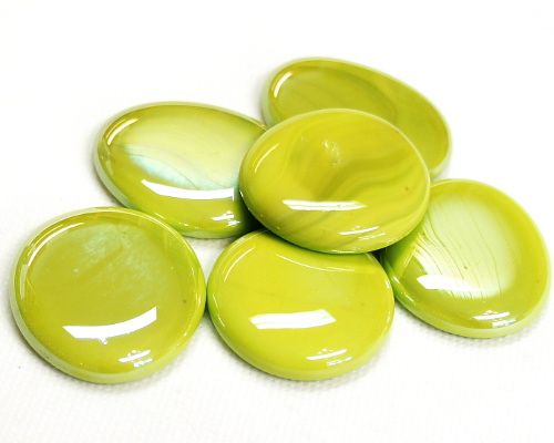 XL Gems-Lime Green Iridized