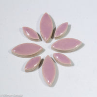 cp-Lavender Ellipse/Petal, CeramicPetals tile - Kismet Mosaic - mosaic supplies
