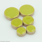cr-Lime Green Round, CeramicRound tile - Kismet Mosaic - mosaic supplies