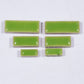 c-Lime Green Rectangles, CeramicRectangles tile - Kismet Mosaic - mosaic supplies