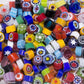 M16 - Millefiori Mix (7-8mm), Millefiori tile - Kismet Mosaic - mosaic supplies
