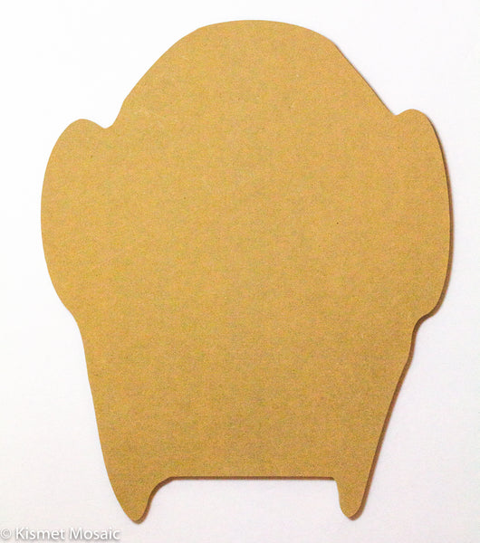 Owl - 12", MDFShape tile - Kismet Mosaic - mosaic supplies