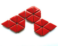 ctr-Red Ceramic Triangles