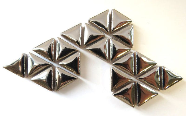 ctr-Silver Ceramic Triangles