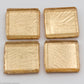 FL2 - Soft Gold, 15mmFoil tile - Kismet Mosaic - mosaic supplies