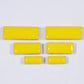 c-Sunshine Rectangles, CeramicRectangles tile - Kismet Mosaic - mosaic supplies