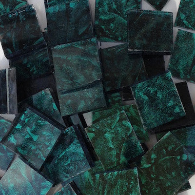 Emerald VanGogh - 2", VanGogh tile - Kismet Mosaic - mosaic supplies