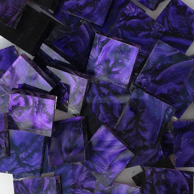 Purple VanGogh - 2", VanGogh tile - Kismet Mosaic - mosaic supplies