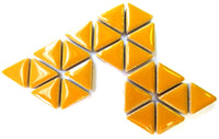 ctr-Yellow Ceramic Triangles
