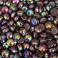 3100-i Dark Chocolate, BelliButtonIrid tile - Kismet Mosaic - mosaic supplies