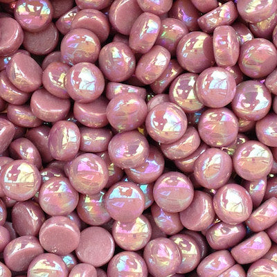 335-i Light Rose, BelliButtonIrid tile - Kismet Mosaic - mosaic supplies