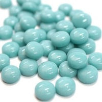 313-g Light Teal, BelliButtonGloss tile - Kismet Mosaic - mosaic supplies