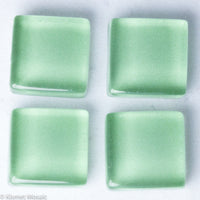 k129 - Celery, Krystal 10mm tile - Kismet Mosaic - mosaic supplies