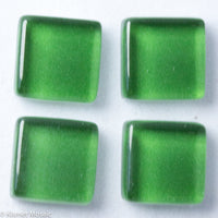 k131 - Amazon Green, Krystal 10mm tile - Kismet Mosaic - mosaic supplies