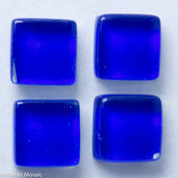 k160 - Cobalt Blue, Krystal 10mm tile - Kismet Mosaic - mosaic supplies