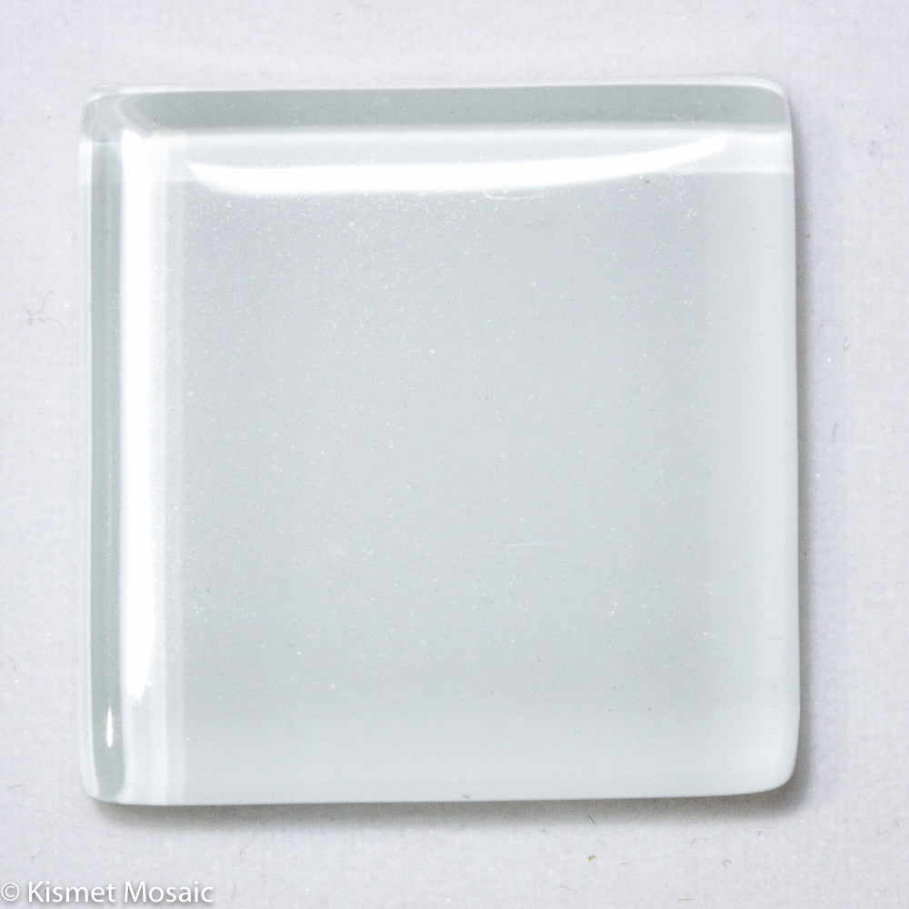 k201 - White, Krystal 20mm tile - Kismet Mosaic - mosaic supplies