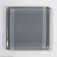 k204 - Gray, Krystal 20mm tile - Kismet Mosaic - mosaic supplies