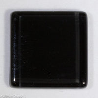 k208 - Black, Krystal 20mm tile - Kismet Mosaic - mosaic supplies