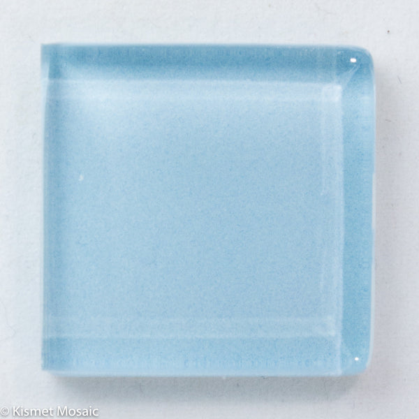 k262 - Powder Blue, Krystal 20mm tile - Kismet Mosaic - mosaic supplies