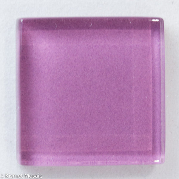 k295 - Mauve, Krystal 20mm tile - Kismet Mosaic - mosaic supplies
