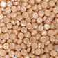 4102-i Light Peach Mini Rounds, MiniRoundIrid tile - Kismet Mosaic - mosaic supplies