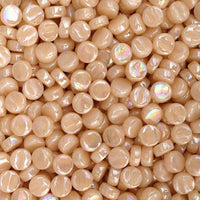 4102-i Light Peach Mini Rounds, MiniRoundIrid tile - Kismet Mosaic - mosaic supplies