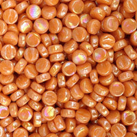 4104-i Tangerine Mini Rounds, MiniRoundIrid tile - Kismet Mosaic - mosaic supplies