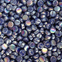471-i Indigo Blue Mini Rounds, MiniRoundIrid tile - Kismet Mosaic - mosaic supplies