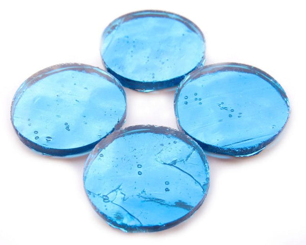 Glacial Blue Mirror - 25mm Round