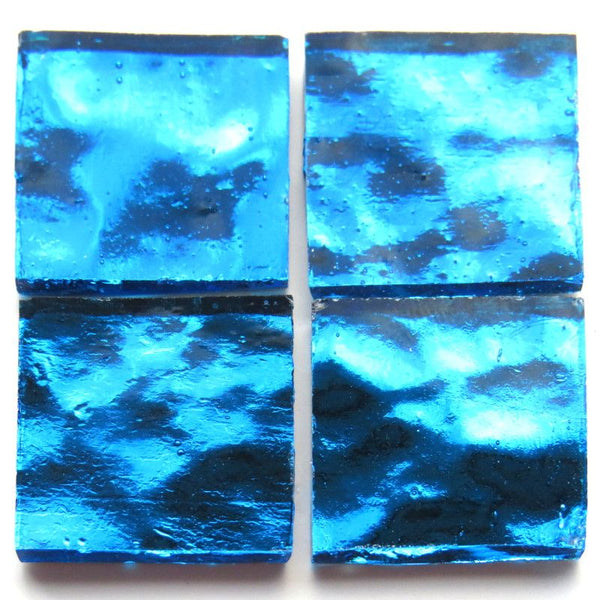 Peacock Blue Mirror - 20mm Squares